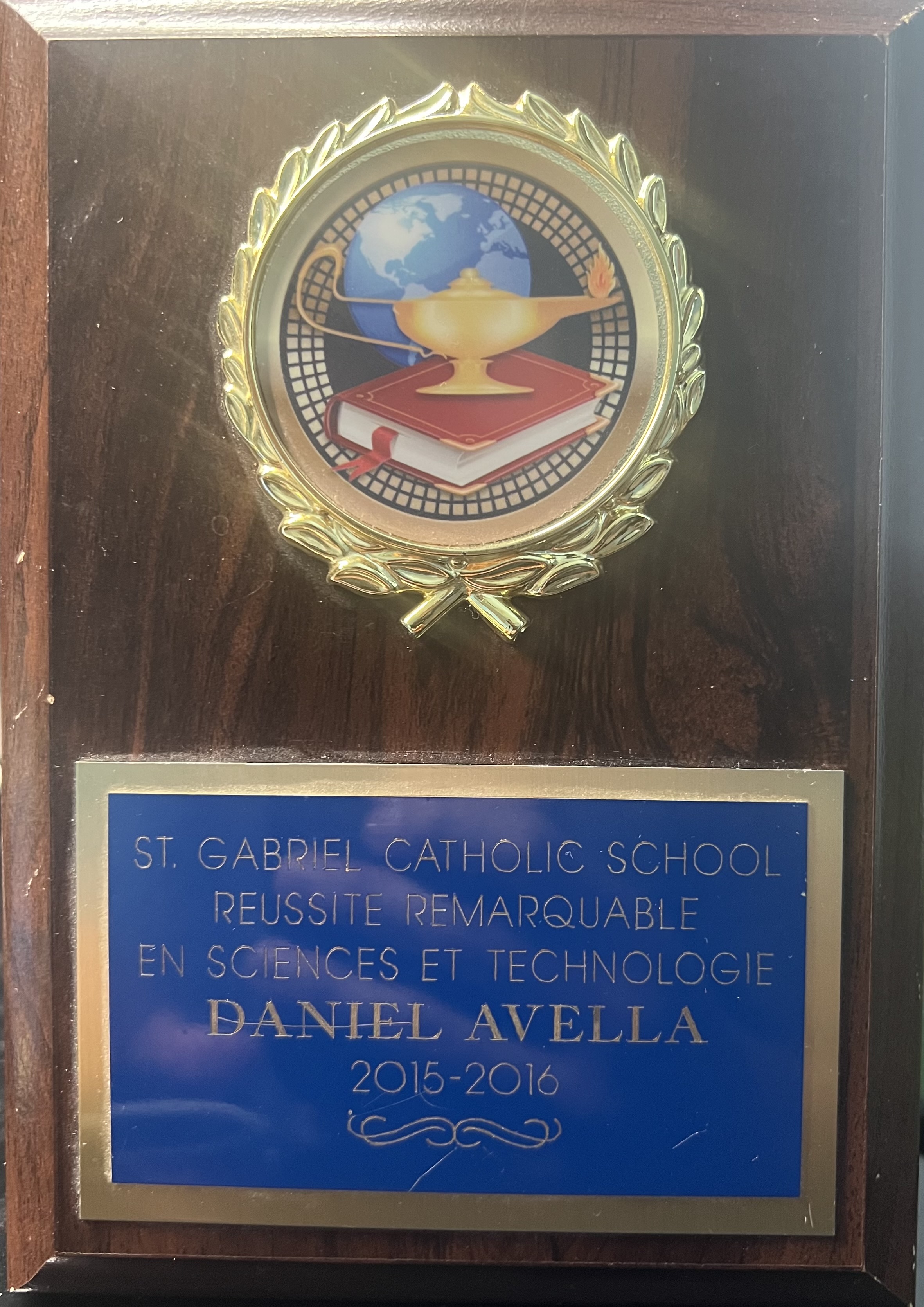 Science & Technology Award (Middle school)